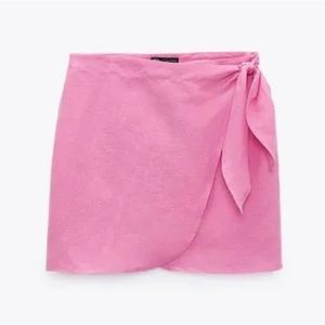 Pink wrap skirt size M-L